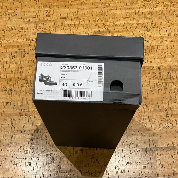 ECCO Black Mary Jane. - Picture 5 of 6